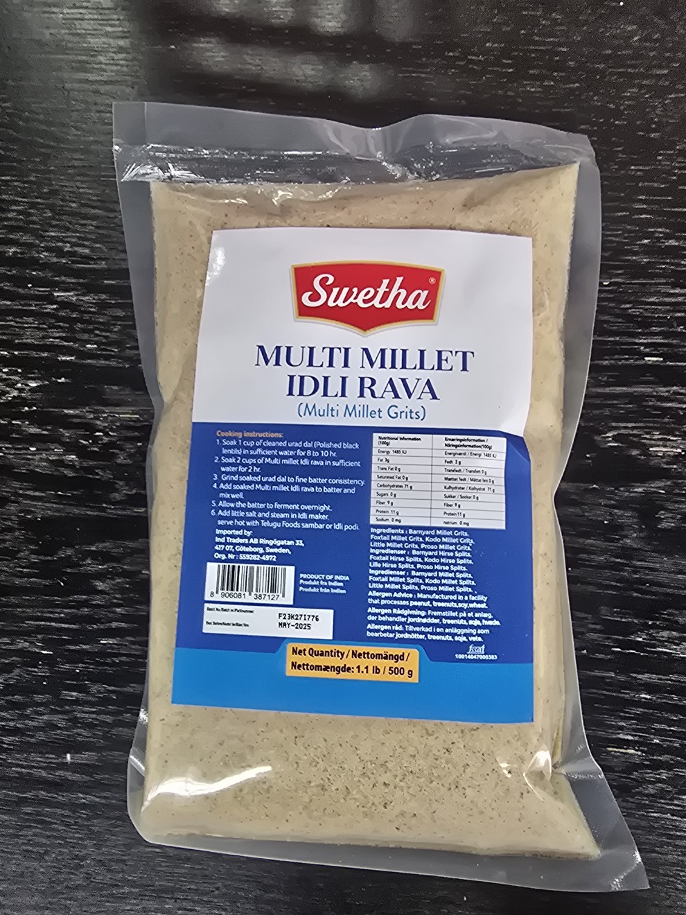 Multi Millet idli rava (TF)-500g