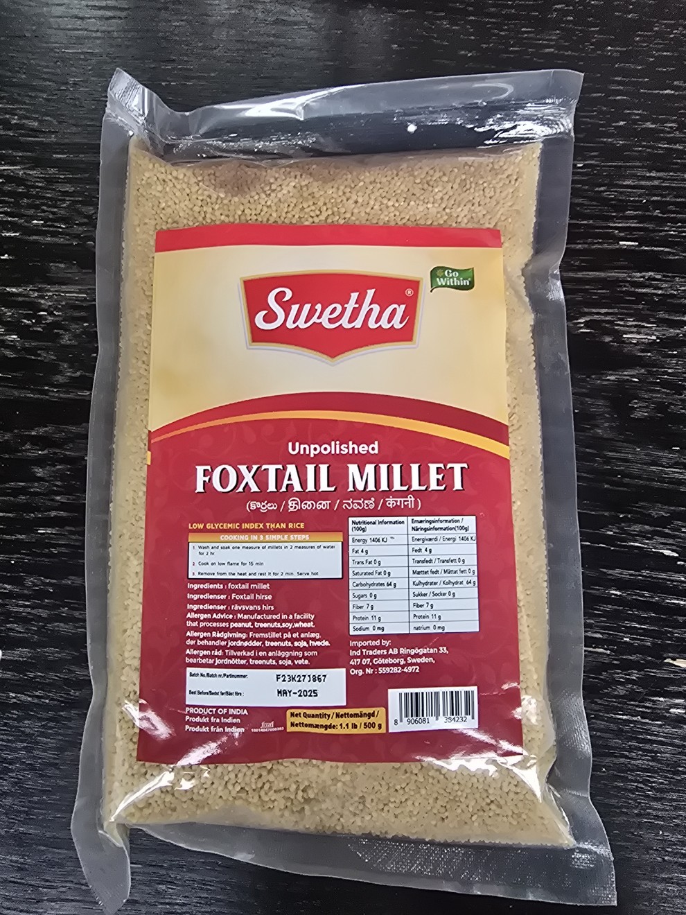 Foxtail Millet (TF)-500g